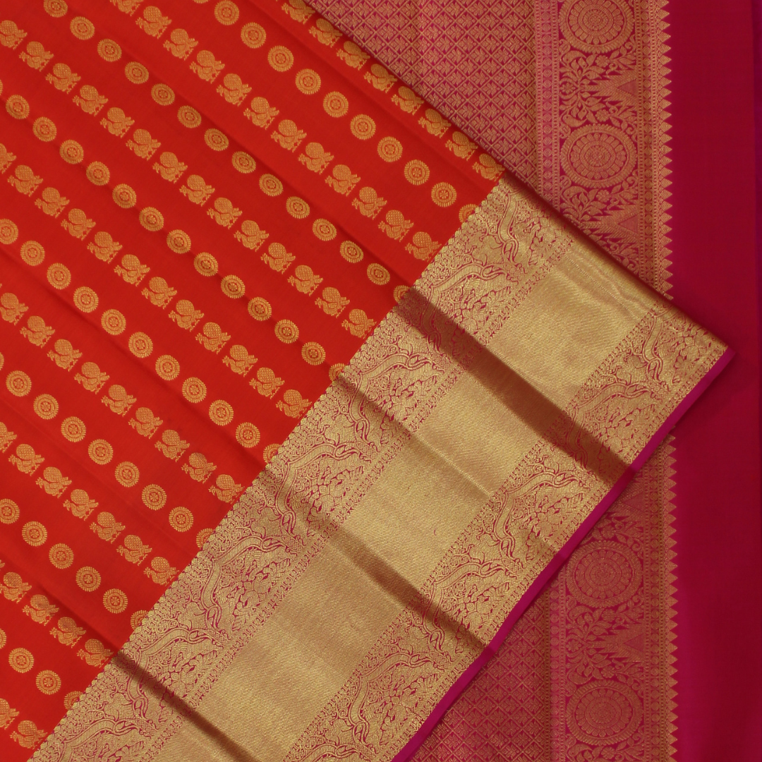 MALLIKARJUNA'S KANCHIVARAM HANDLOOM SILK SAREE - M214