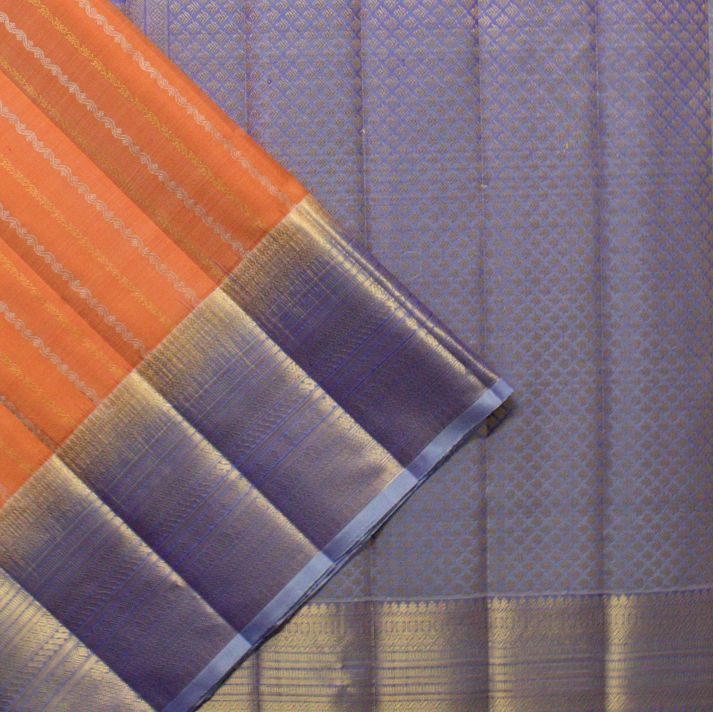 MALLIKARJUNA'S KANCHIVARAM HANDLOOM SILK SAREE - L442