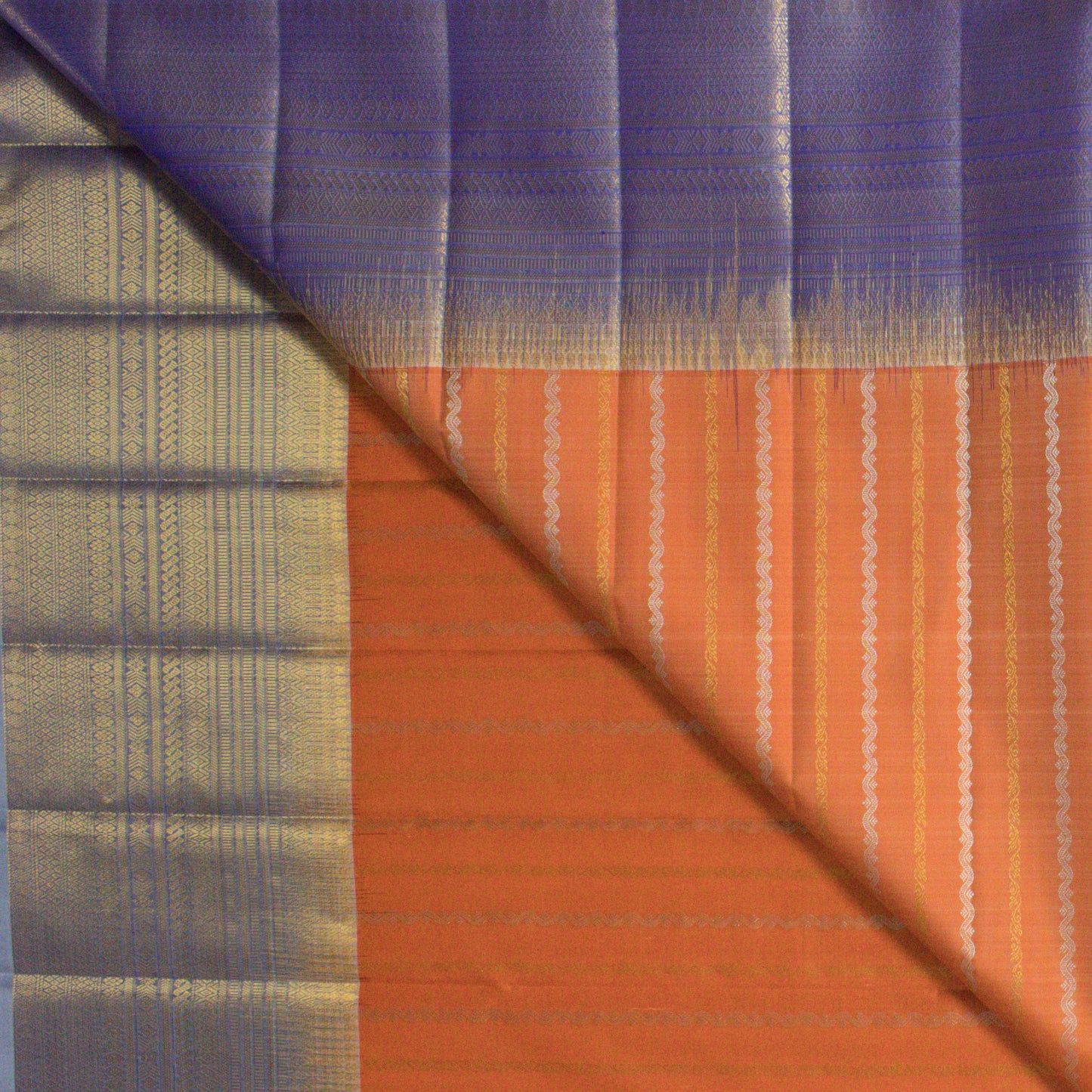 MALLIKARJUNA'S KANCHIVARAM HANDLOOM SILK SAREE - L442