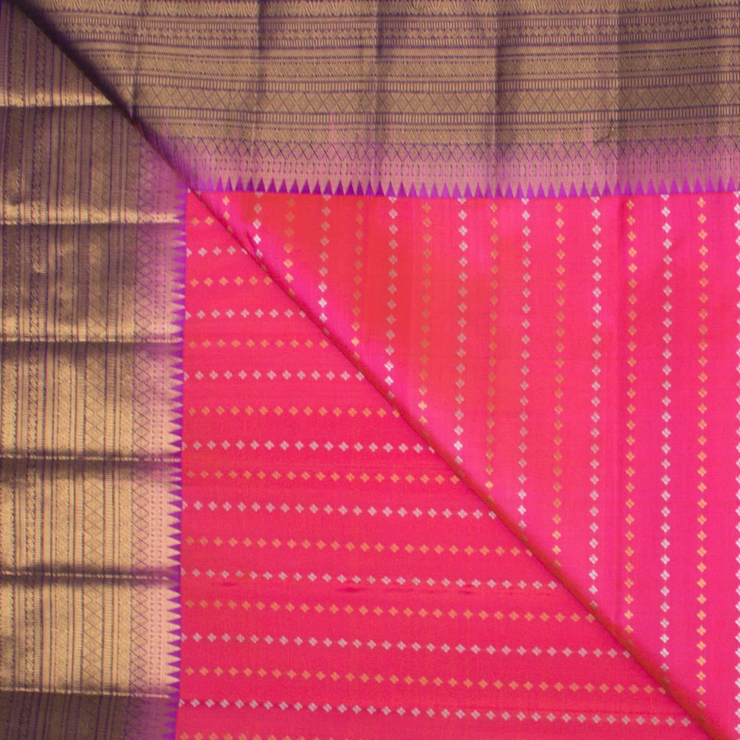 MALLIKARJUNA'S KANCHIVARAM HANDLOOM SILK SAREE - L423