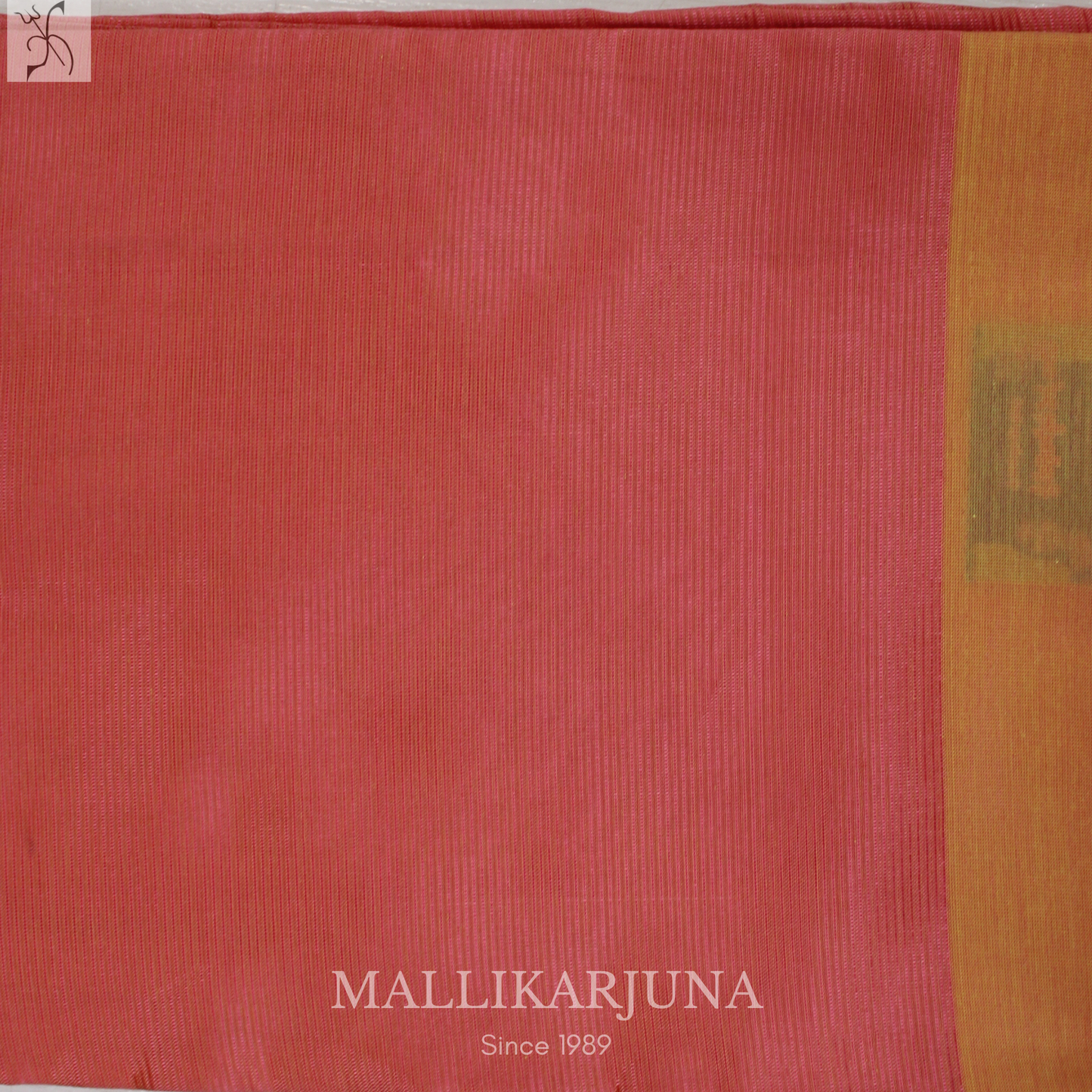 D102 Orange Mangalagiri Saree