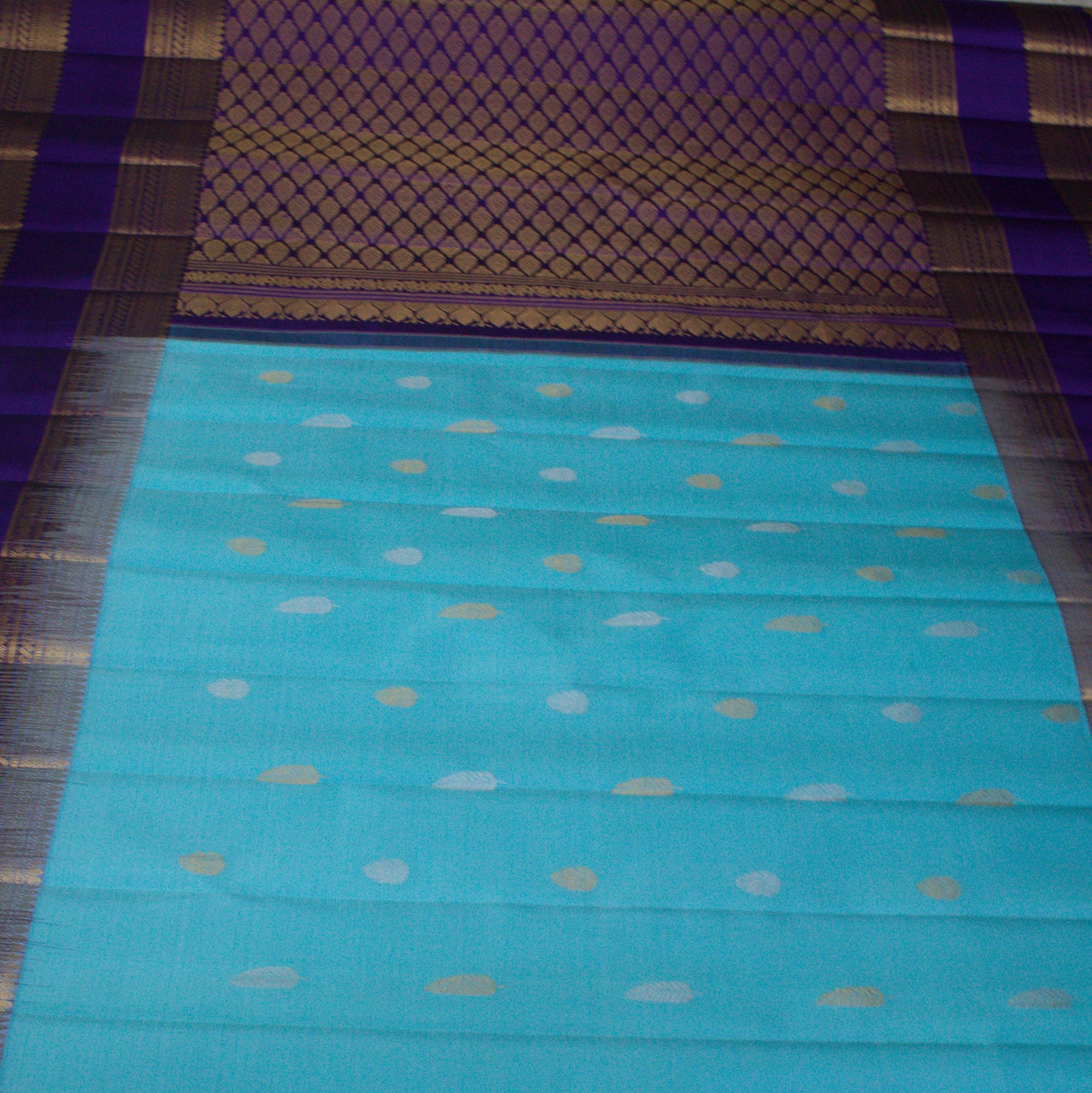 MALLIKARJUNA'S KANCHIVARAM HANDLOOM SILK SAREE - L372