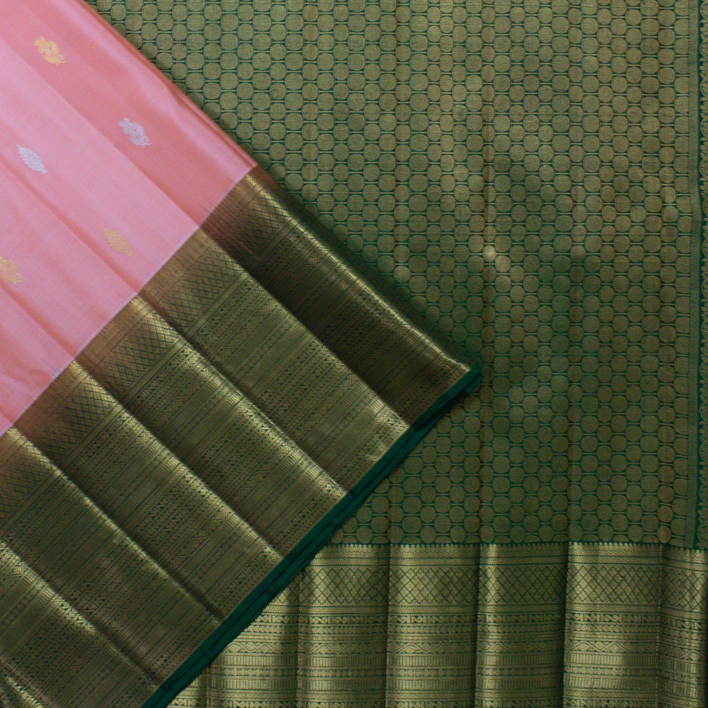 MALLIKARJUNA'S KANCHIVARAM HANDLOOM SILK SAREE - L372