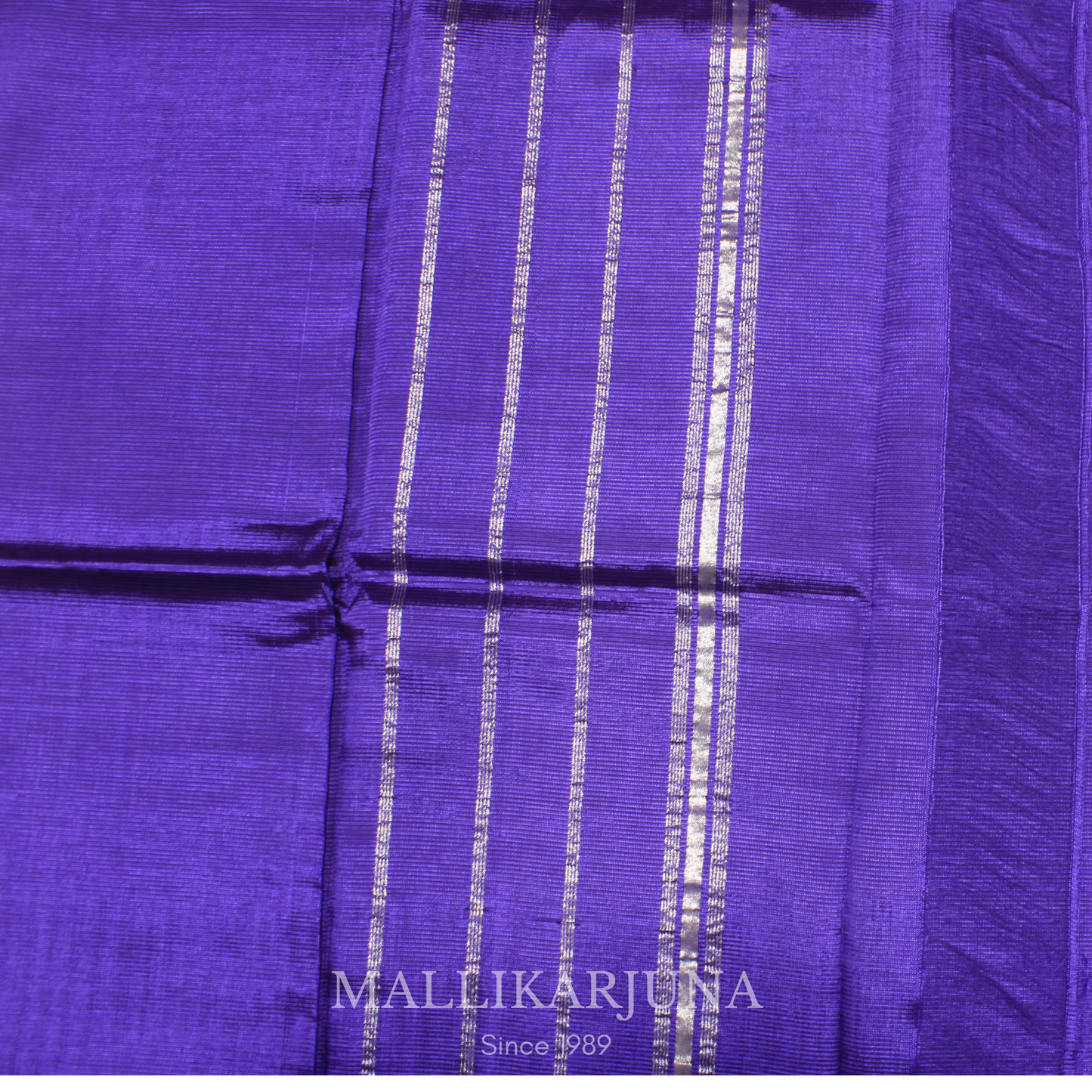 D106 Ink Blue Mangalagiri Saree