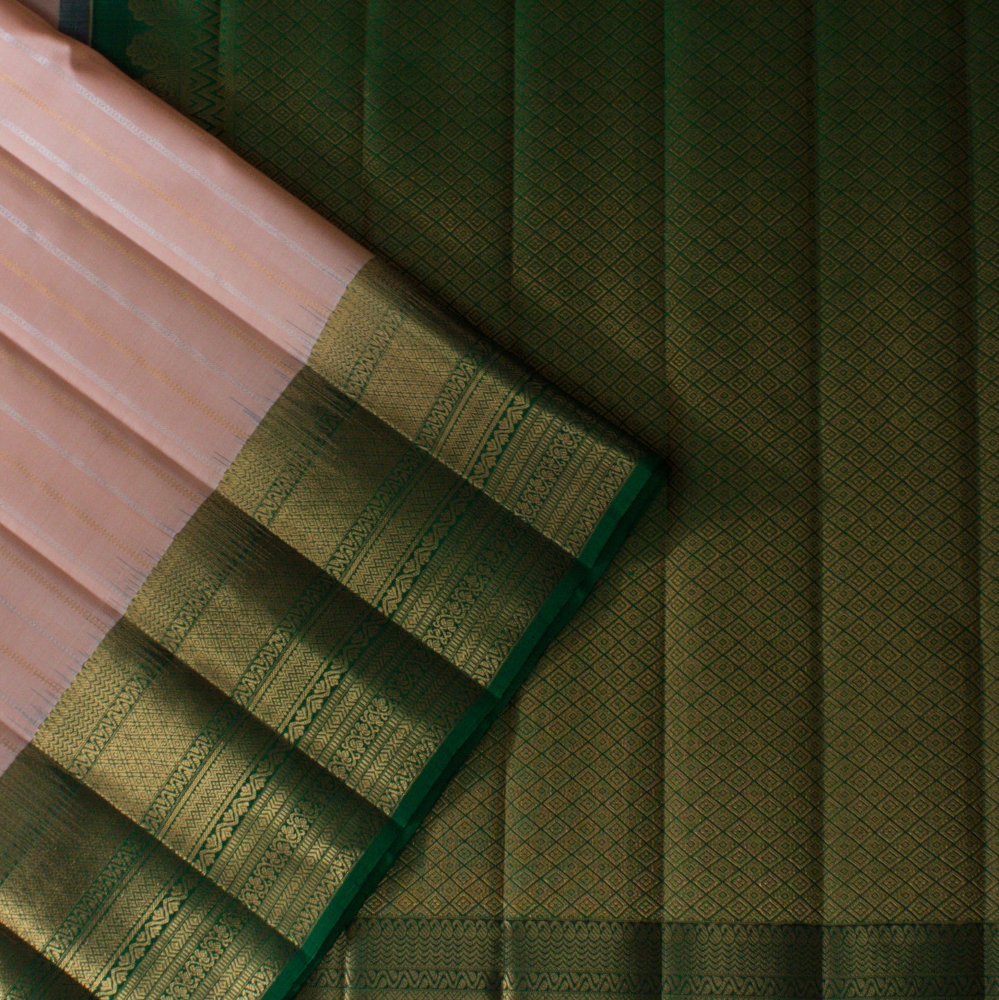 MALLIKARJUNA'S KANCHIVARAM HANDLOOM SILK SAREE - L438
