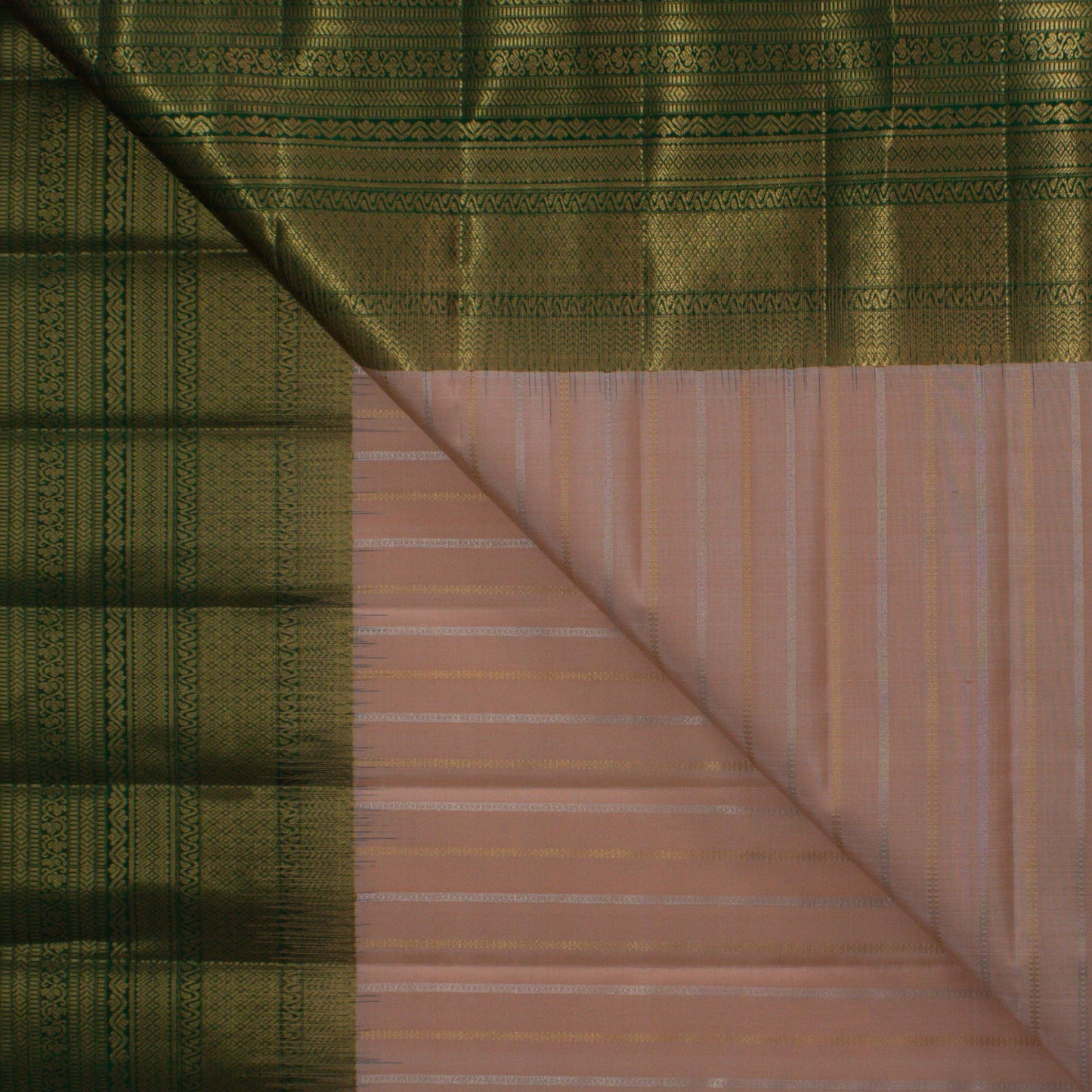 MALLIKARJUNA'S KANCHIVARAM HANDLOOM SILK SAREE - L438