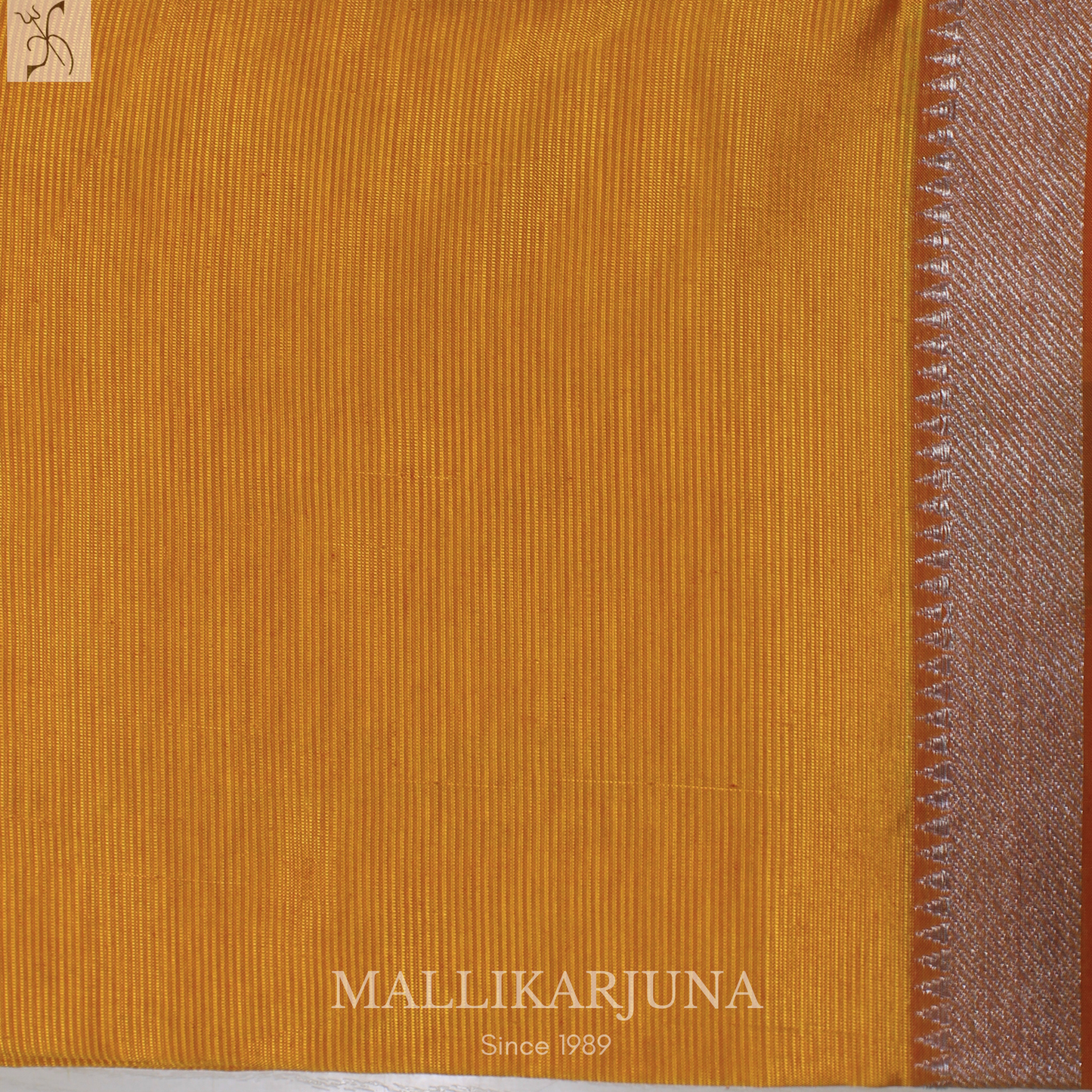 D108 Yellow Mangalagiri Saree
