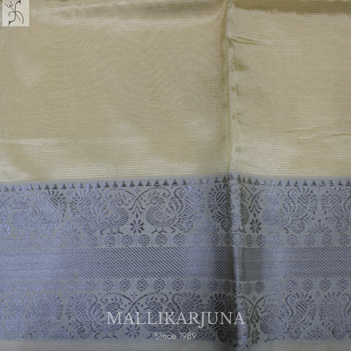 D113 Biscuit Color Mangalagiri Saree