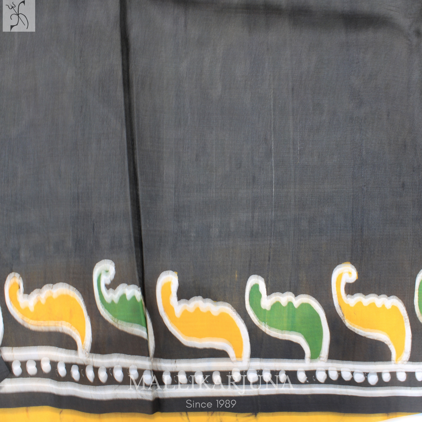 B28. Pure Yellow Tussar Silk Saree