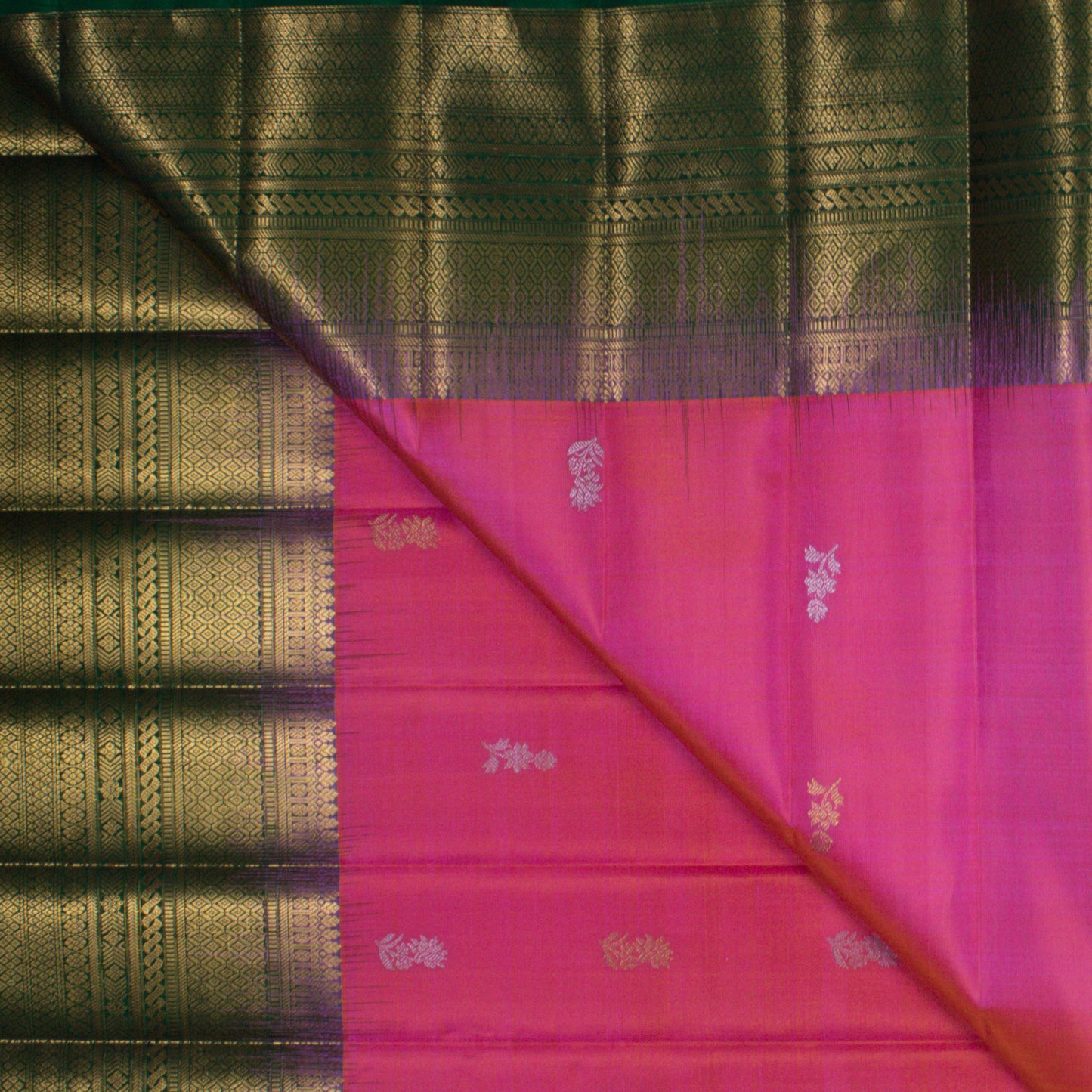 MALLIKARJUNA'S KANCHIVARAM HANDLOOM SILK SAREE - L428