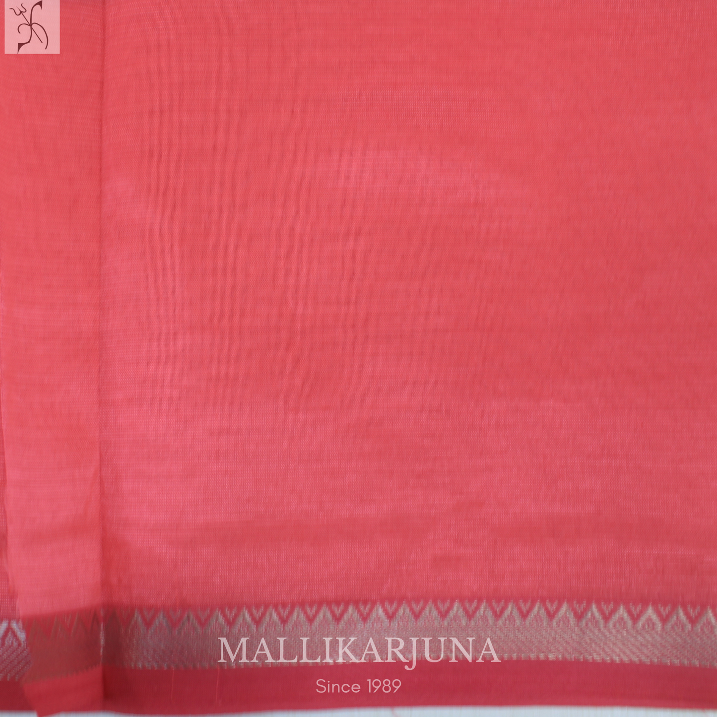 D115 Orange Mangalagiri Saree