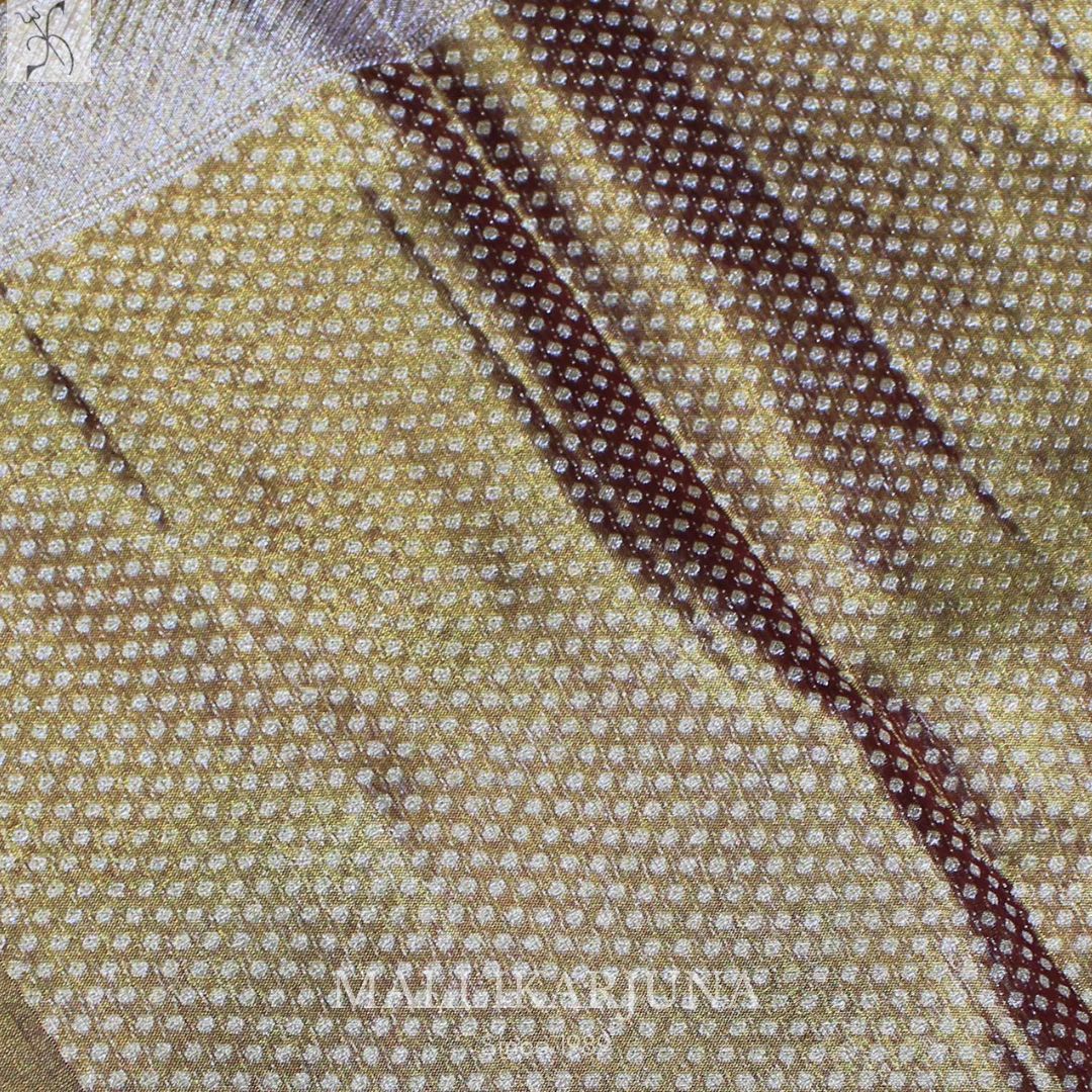 A01.Pure Tissue Gold kanjivaram Silk Saree