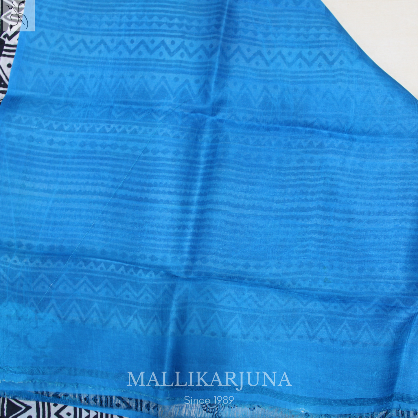 B35.Pure Cream Kalamkari Tussar Silk Saree