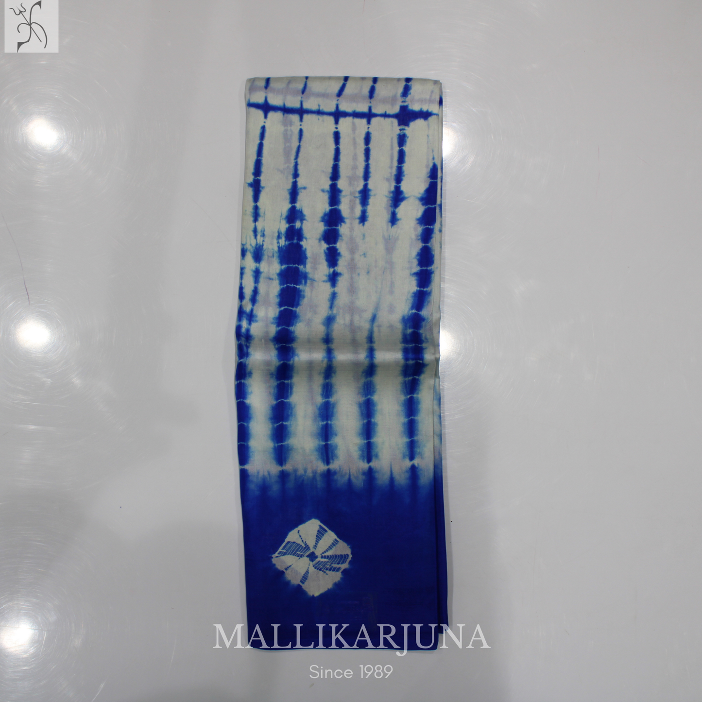 B46.Pure White Tussar Silk Saree