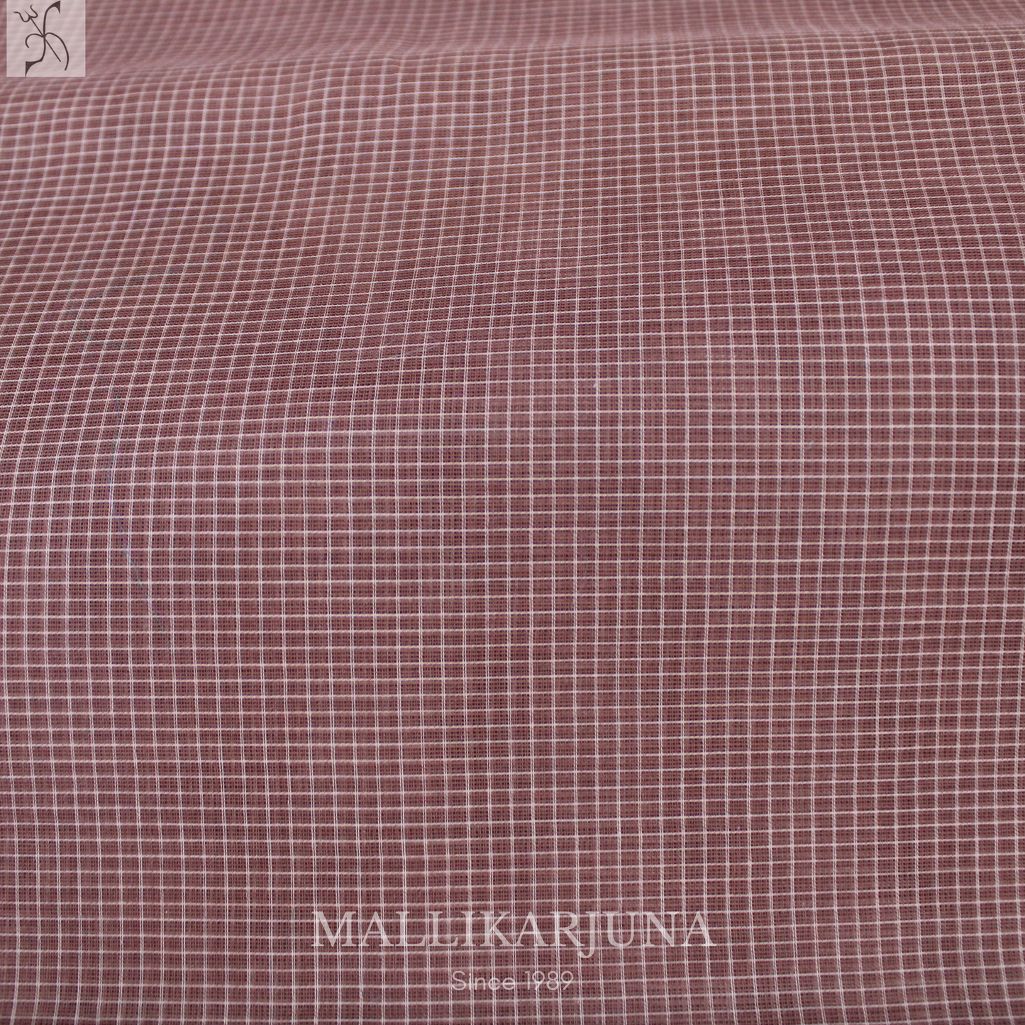 C75. Pure Bottle Green Checks Venkatagiri Cotton Saree