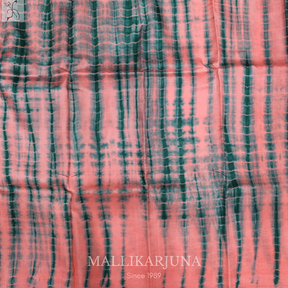 B47.Pure Orange Tussar Silk Saree