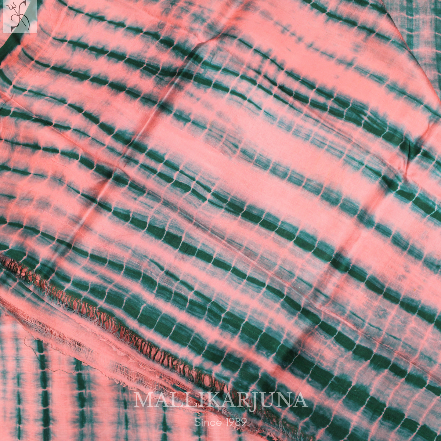 B47.Pure Orange Tussar Silk Saree
