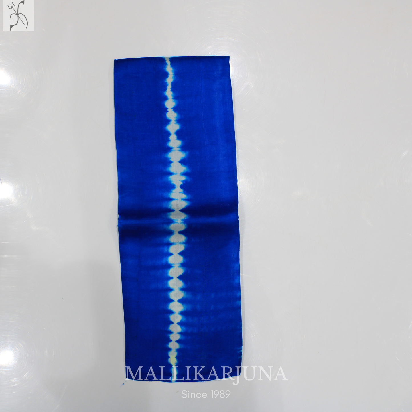 B48.Pure Blue Tussar Silk Saree