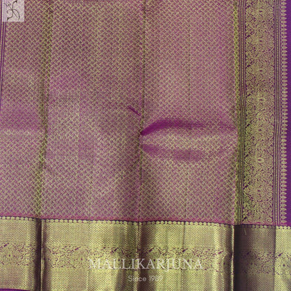 A11.pure Green Kanjivaram Butta silk saree