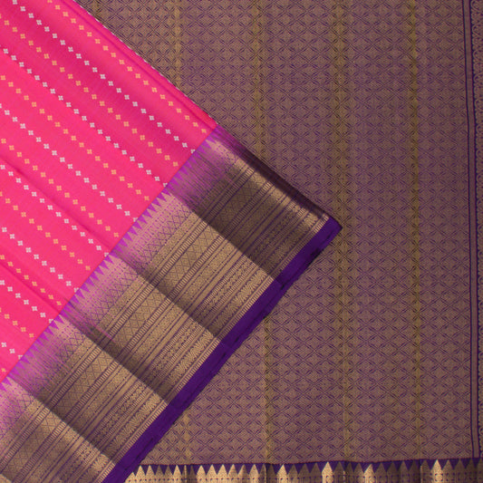 MALLIKARJUNA'S KANCHIVARAM HANDLOOM SILK SAREE - L423