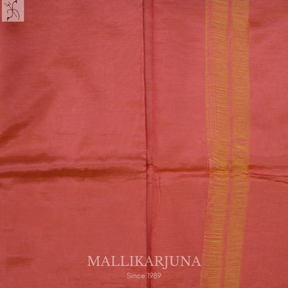D102 Orange Mangalagiri Saree