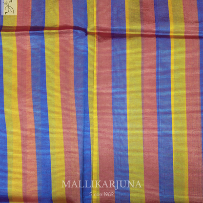 D103  Yellow Mangalagiri Saree