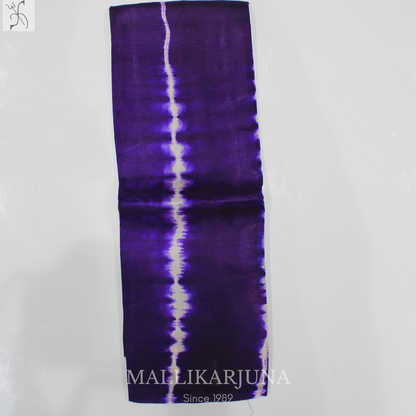 B24.Pure Purple Tussar Silk Saree