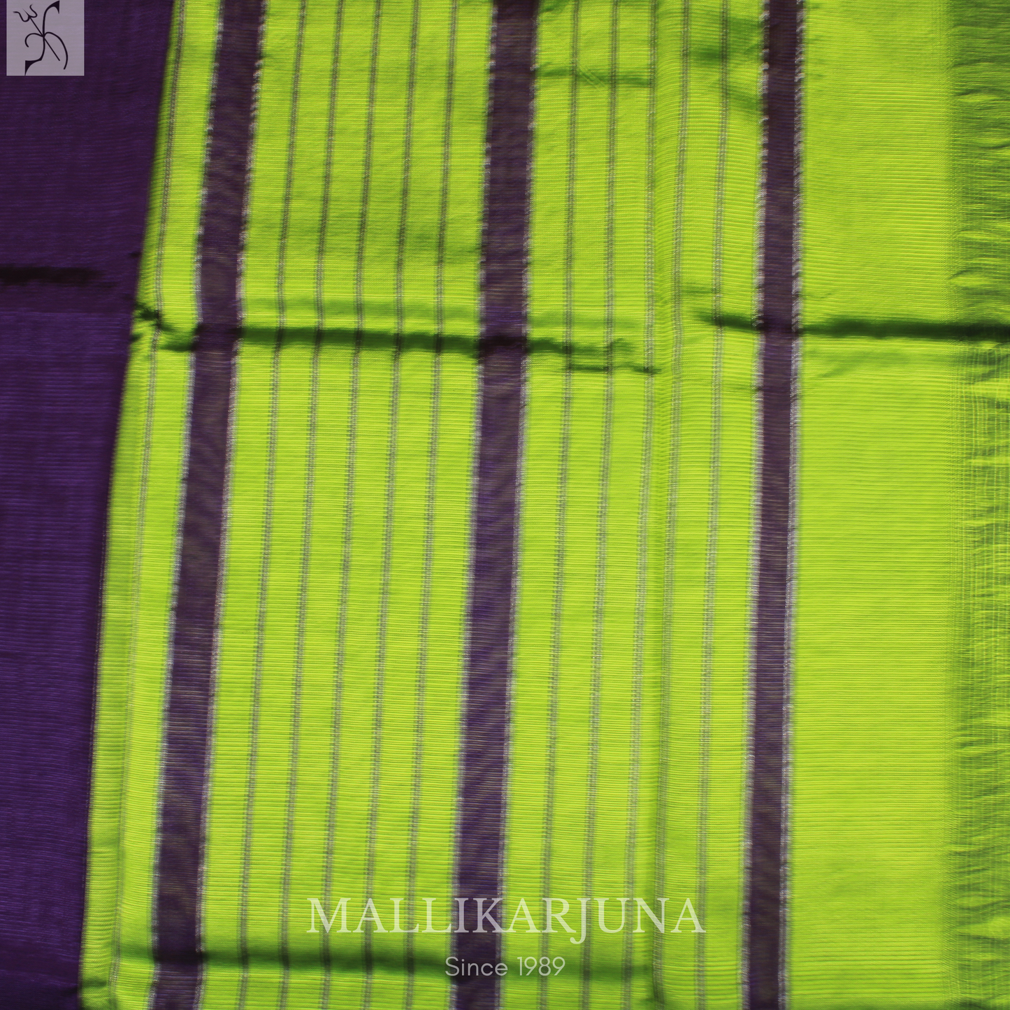 D112  Purple Mangalagiri Saree
