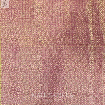 A08.Pure Tissue Gold Meenakari Silk Saree