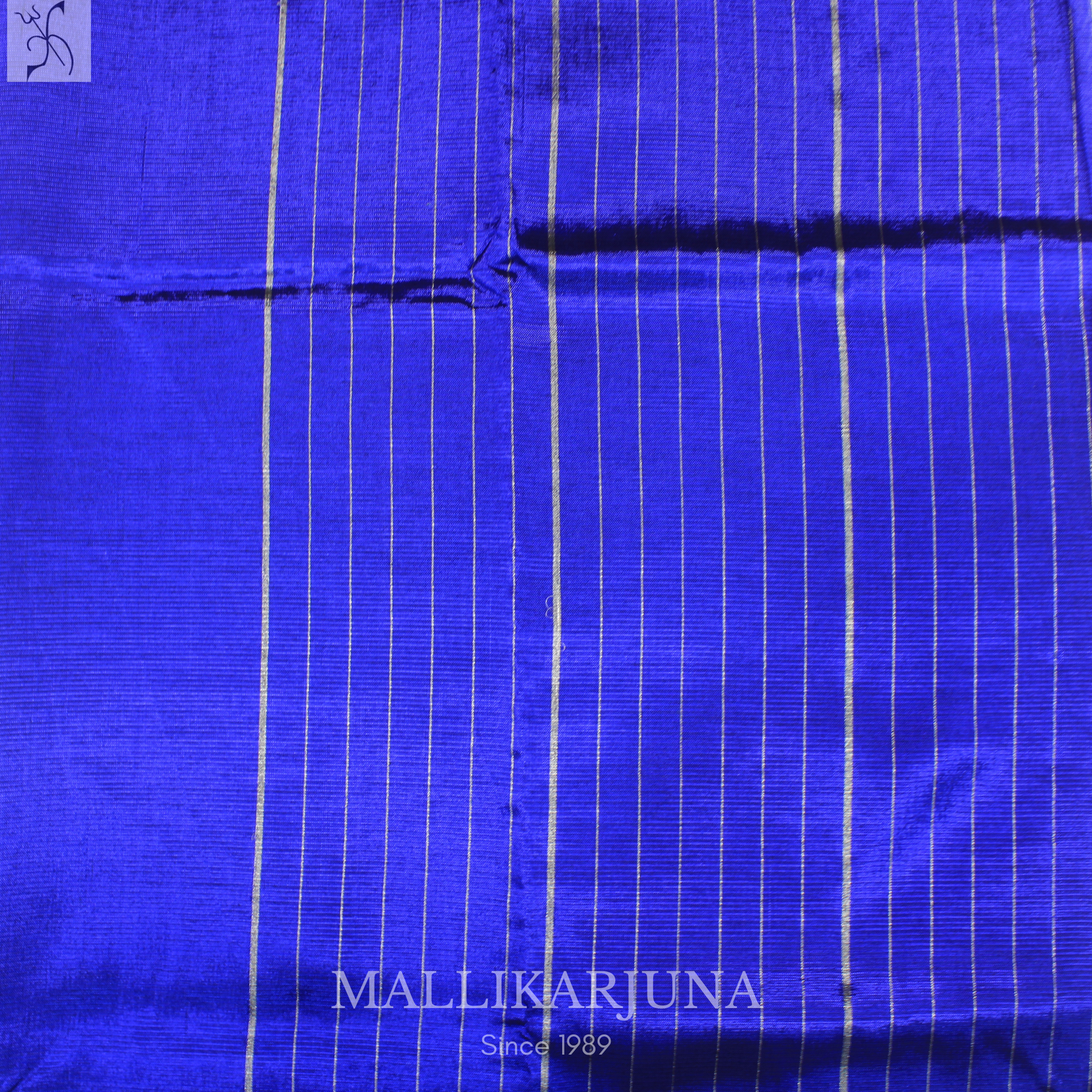 D111  Blue Mangalagiri Saree