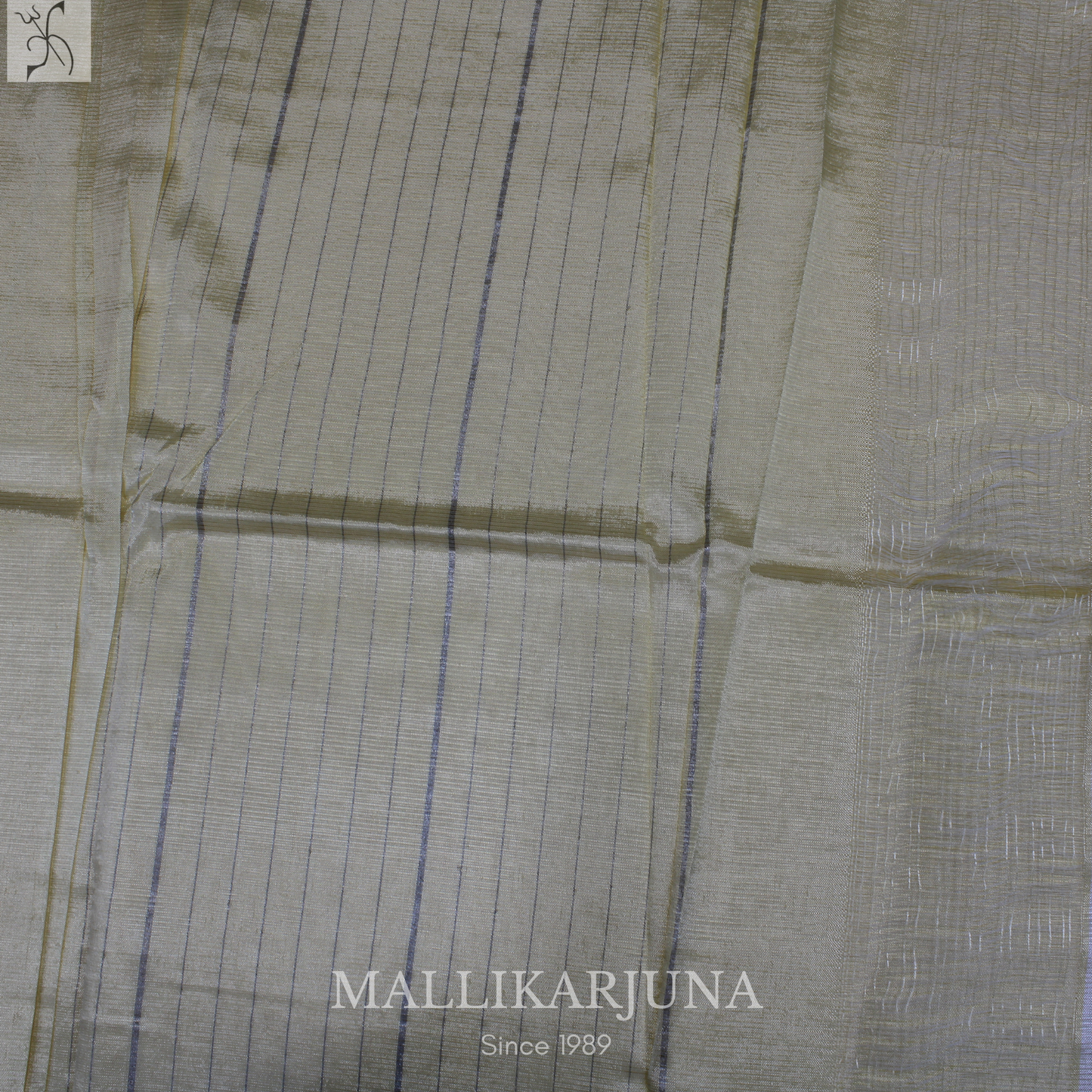 D113  Biscuit Color Mangalagiri Saree