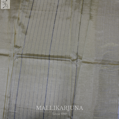 D113  Biscuit Color Mangalagiri Saree