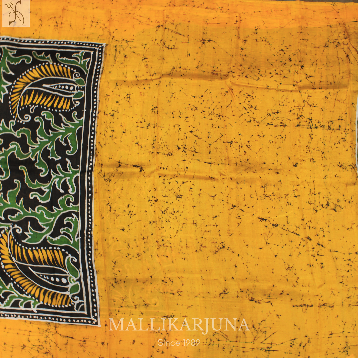 B28. Pure Yellow Tussar Silk Saree