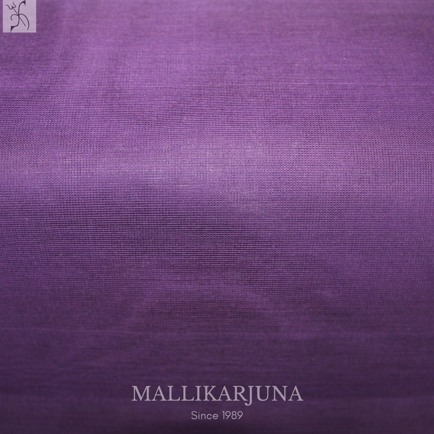 C59. Pure Violet Plain Venkatagiri Cotton Saree