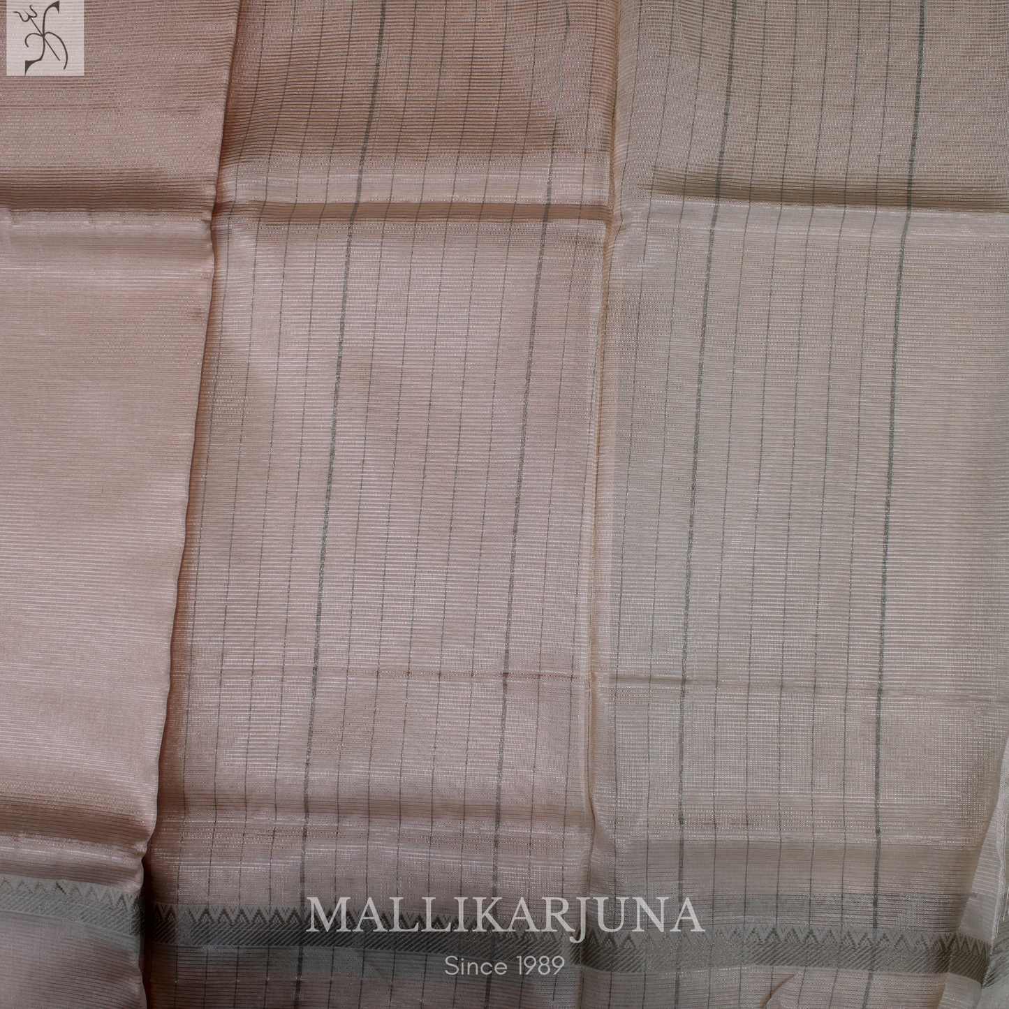 D116  Cream Mangalagiri Saree