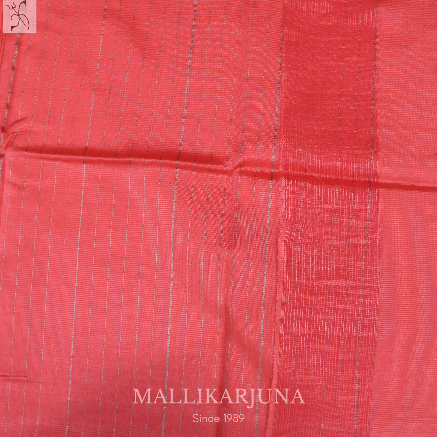 D115  Orange Mangalagiri Saree