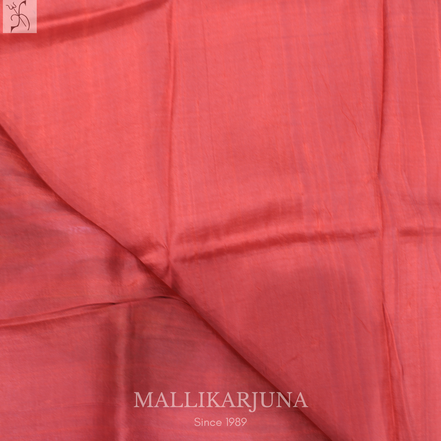 B31.Pure Red Tussar Silk Saree