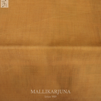 C61. Pure Yellow Plain Venkatagiri Cotton Saree