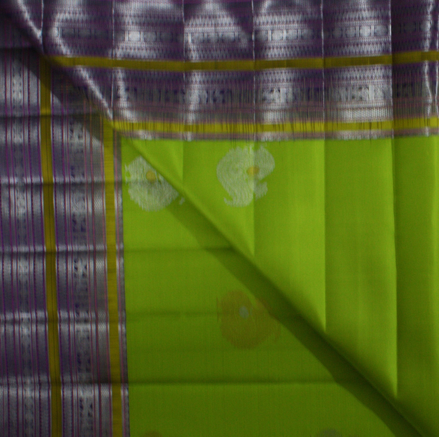 MALLIKARJUNA'S KANCHIVARAM HANDLOOM SILK SAREE - L417