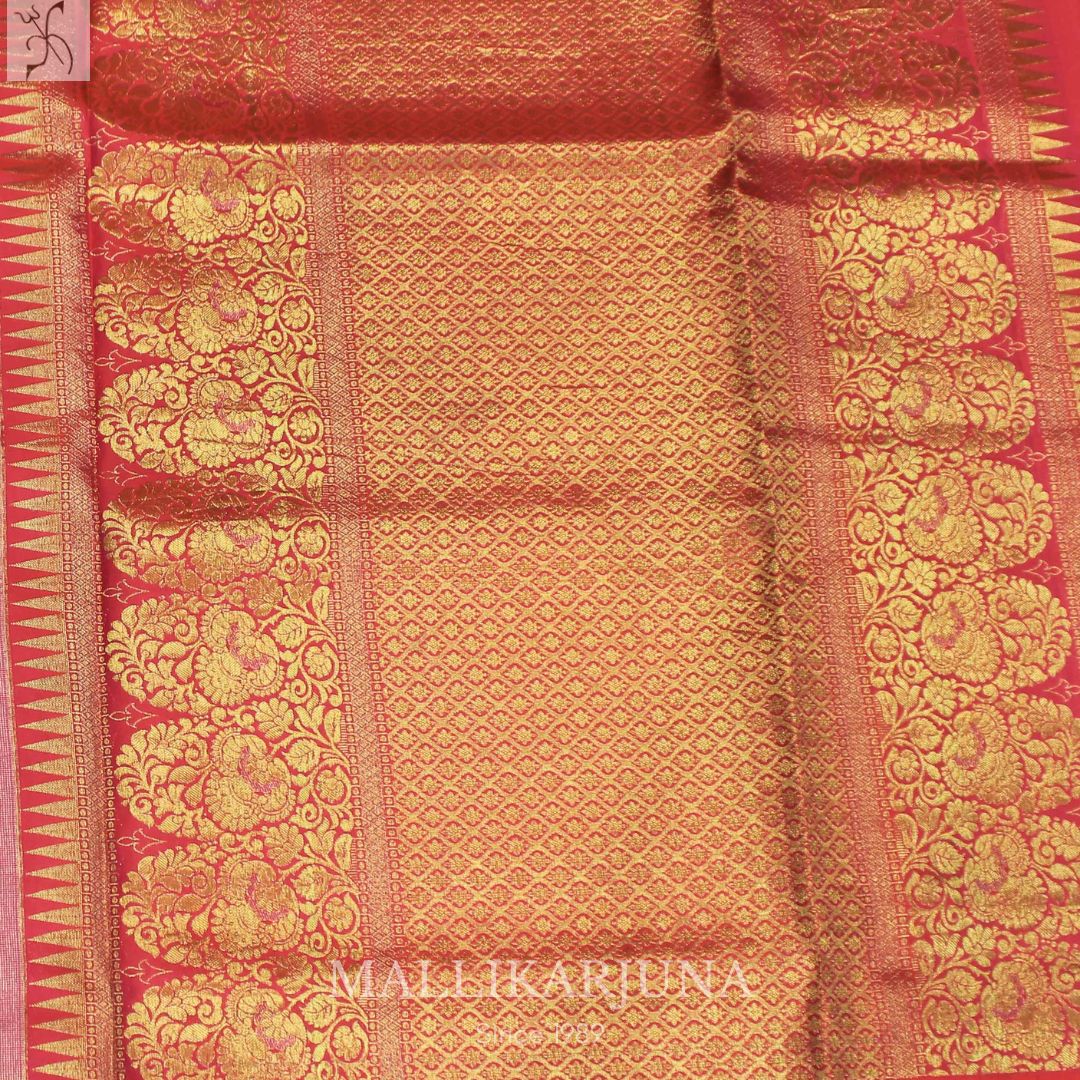 A10.Pure Tissue Bottle Green Kalamkari Silk Saree