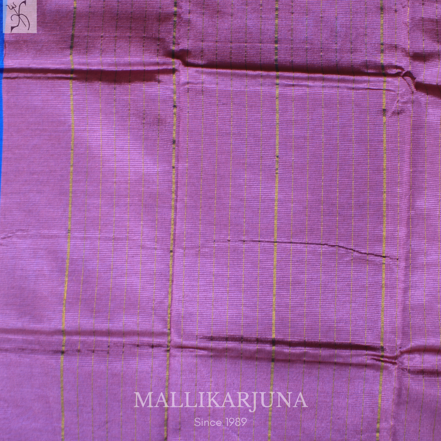D121  Blue Mangalagiri Saree