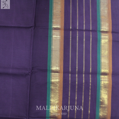 C65. Pure Dark Maroon Venkatagiri Cotton Saree