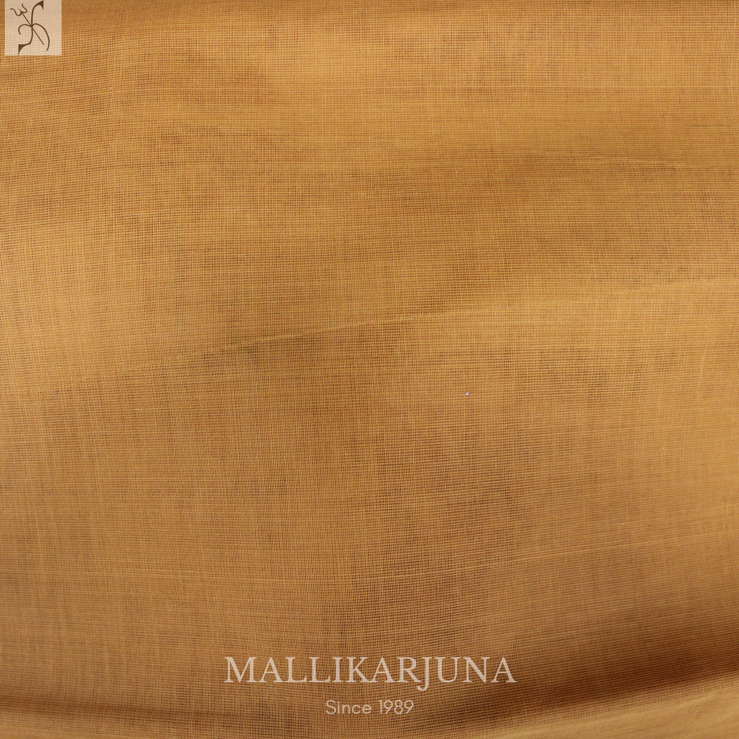 C67. Pure Mustard Yellow Plain Venkatagiri Cotton Saree