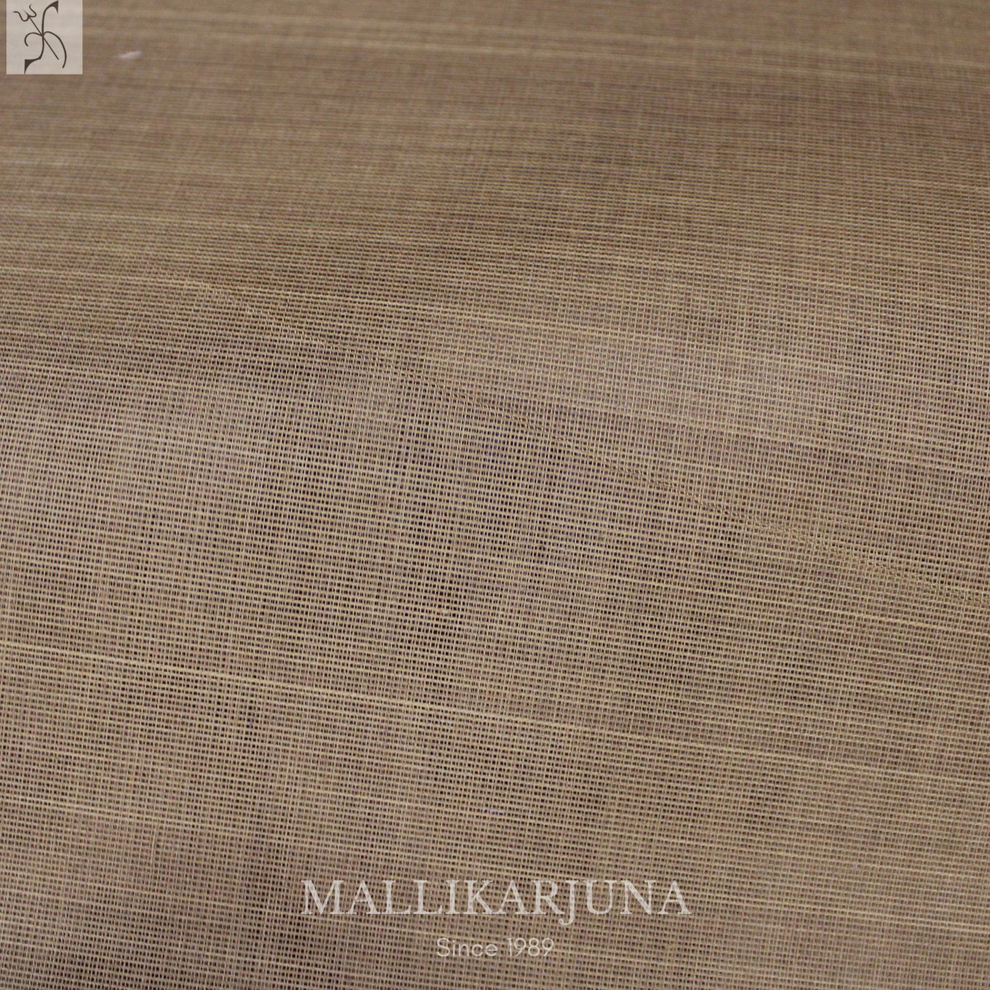 C68. Pure Brown Plain Venkatagiri Cotton Saree