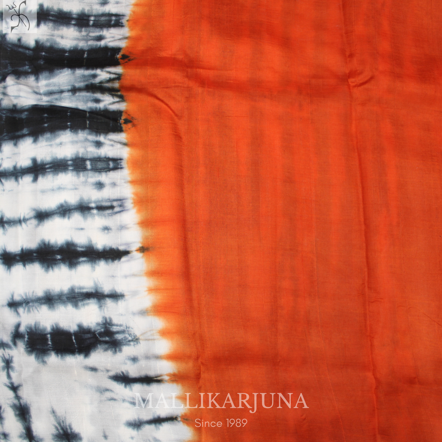 B40.Pure White Tussar Silk Saree